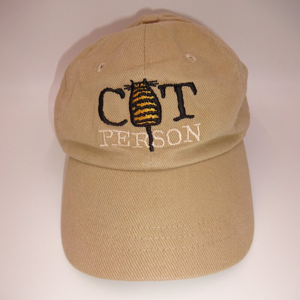 Brown Head Shots by KC Caps Cat Person Lover Hat One Size Mens Womens Unisex